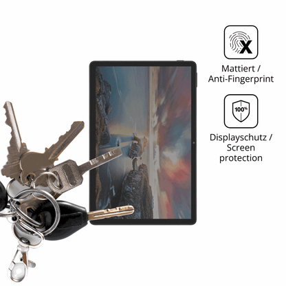 dipos Displayschutz für DOOGEE Tab A9 Pro, mattierte Oberfläche, Blickschutzfilter und perfekter Passform