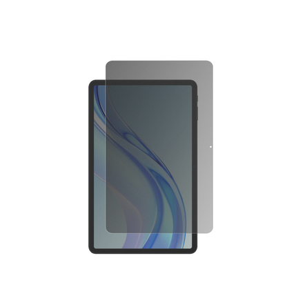 DoogeeTab E3 Plus mit aufgebrachtem dipos Displayschutz, der seitliche Einblicke blockiert