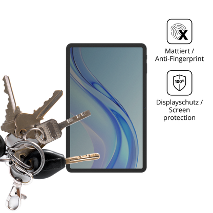 dipos Displayschutz für Doogee Tab E3 Plus, mattierte Oberfläche, Blickschutzfilter und perfekter Passform