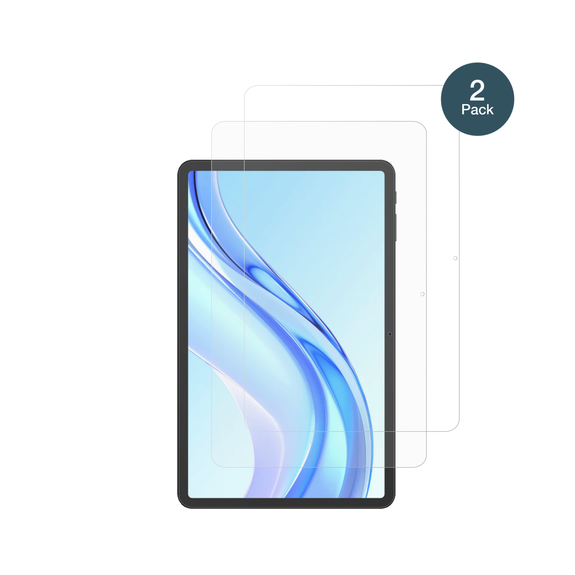 DoogeeTab E3 Plus mit aufgebrachter dipos Panzerfolie, die lästige Fingerabdrücke minimiert