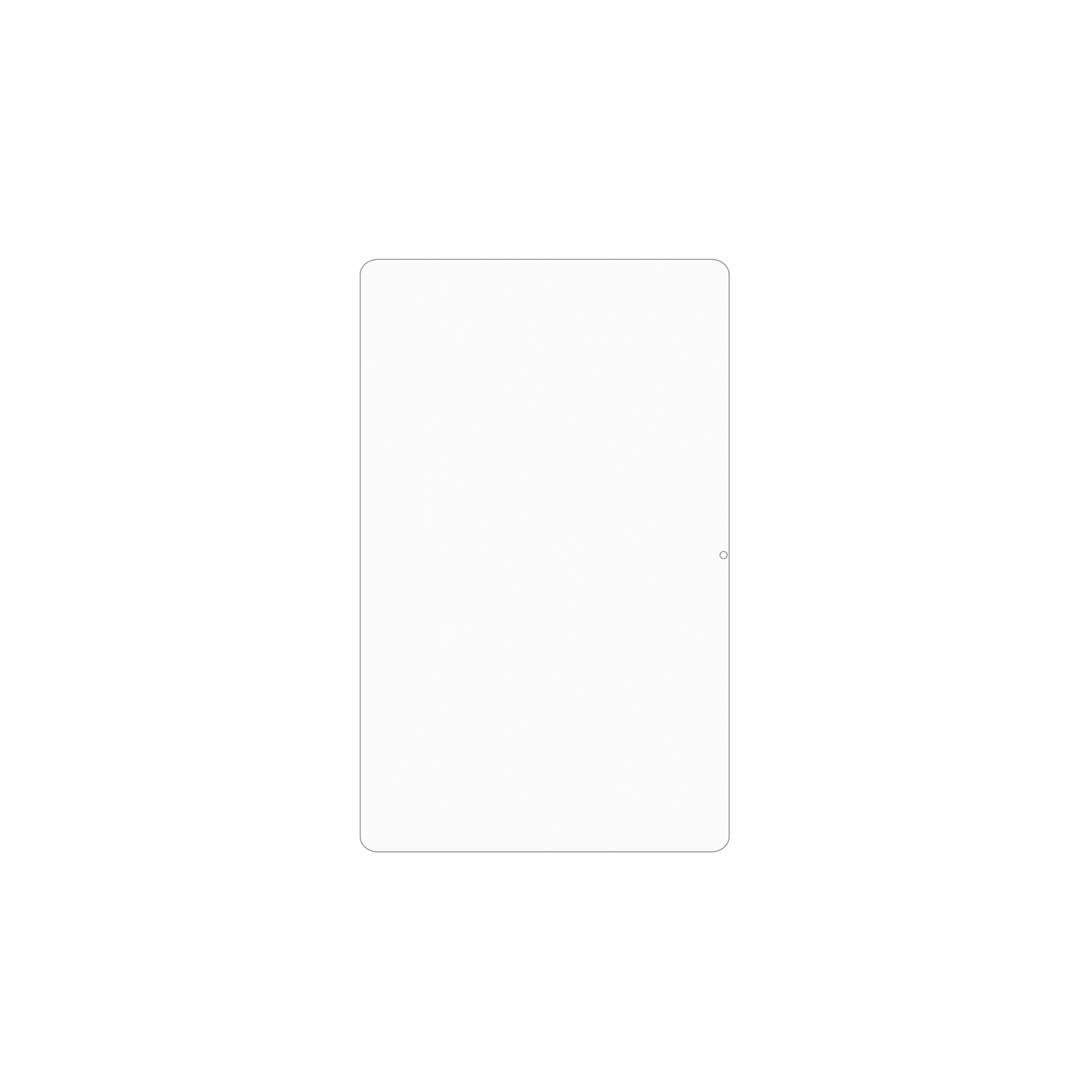 dipos Displayschutz für Doogee Tab G5, mattierte Oberfläche, geringe Dicke und perfekte Passform