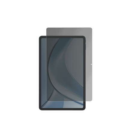 DoogeeTab G5 mit aufgebrachtem dipos Displayschutz, der seitliche Einblicke blockiert