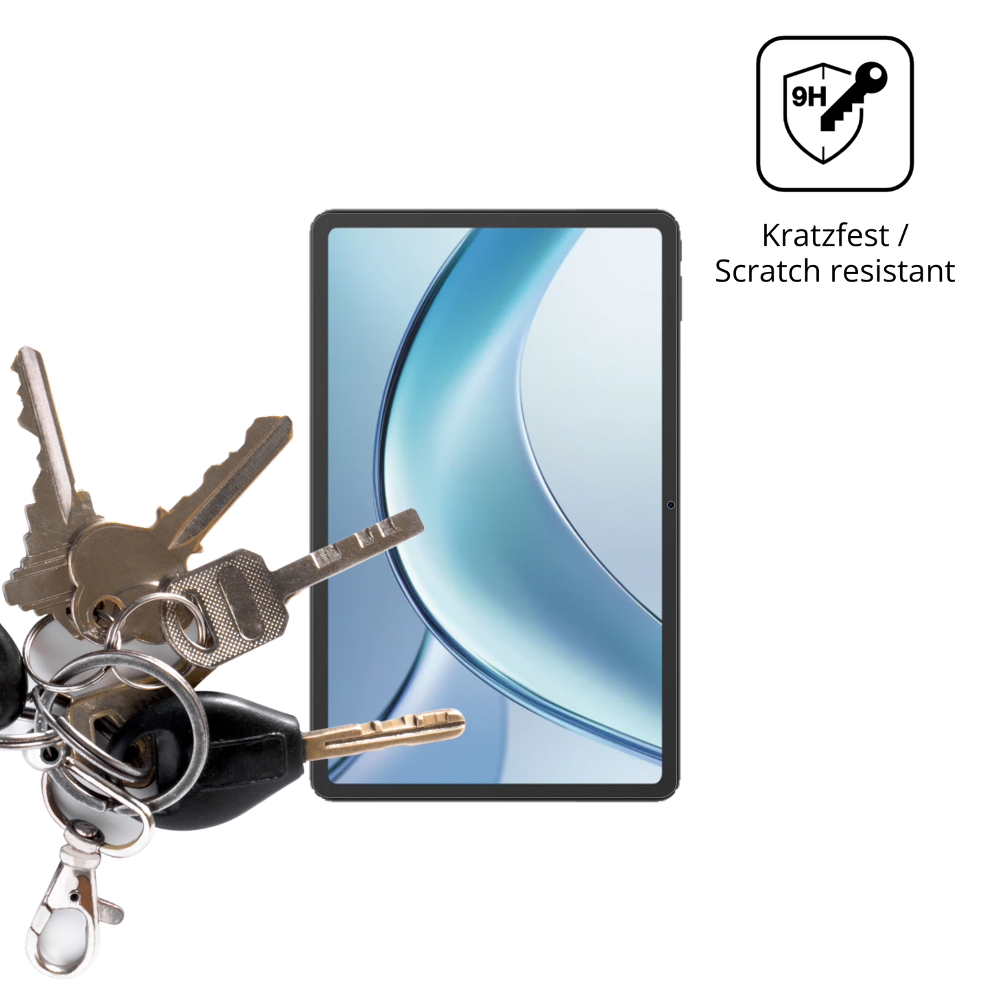 dipos Displayschutz für Doogee Tab G5, mattierte Oberfläche, robuste Festigkeit und perfekte Passform
