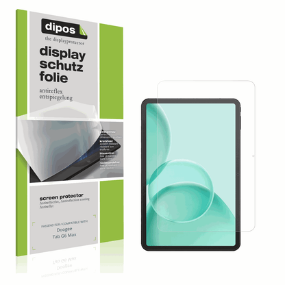 2x Schutzfolie matt für DOOGEE TAB G6+ Display-Schutzfolie