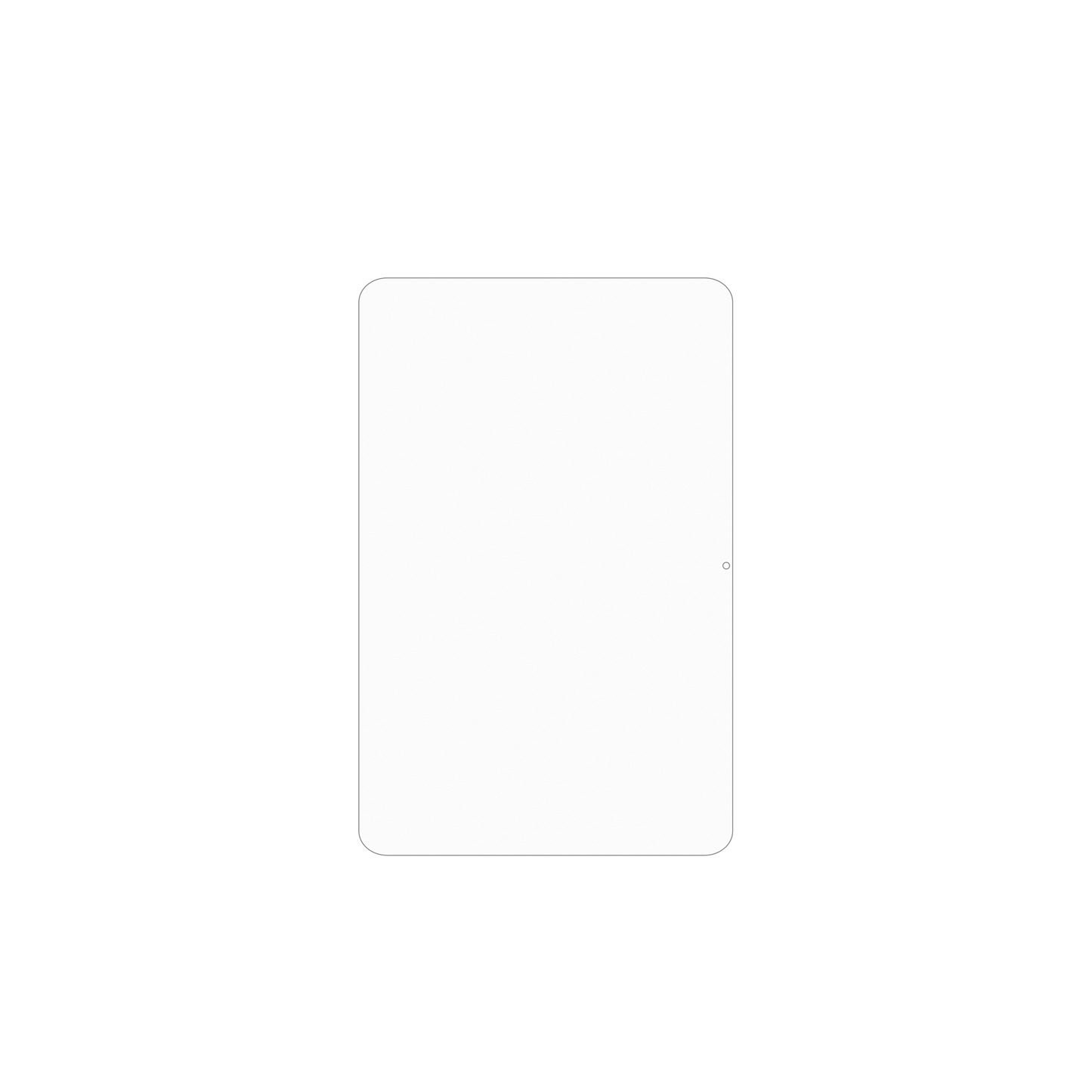 dipos Displayschutz für doogeetab g6 max, mattierte Oberfläche, geringe Dicke und perfekte Passform