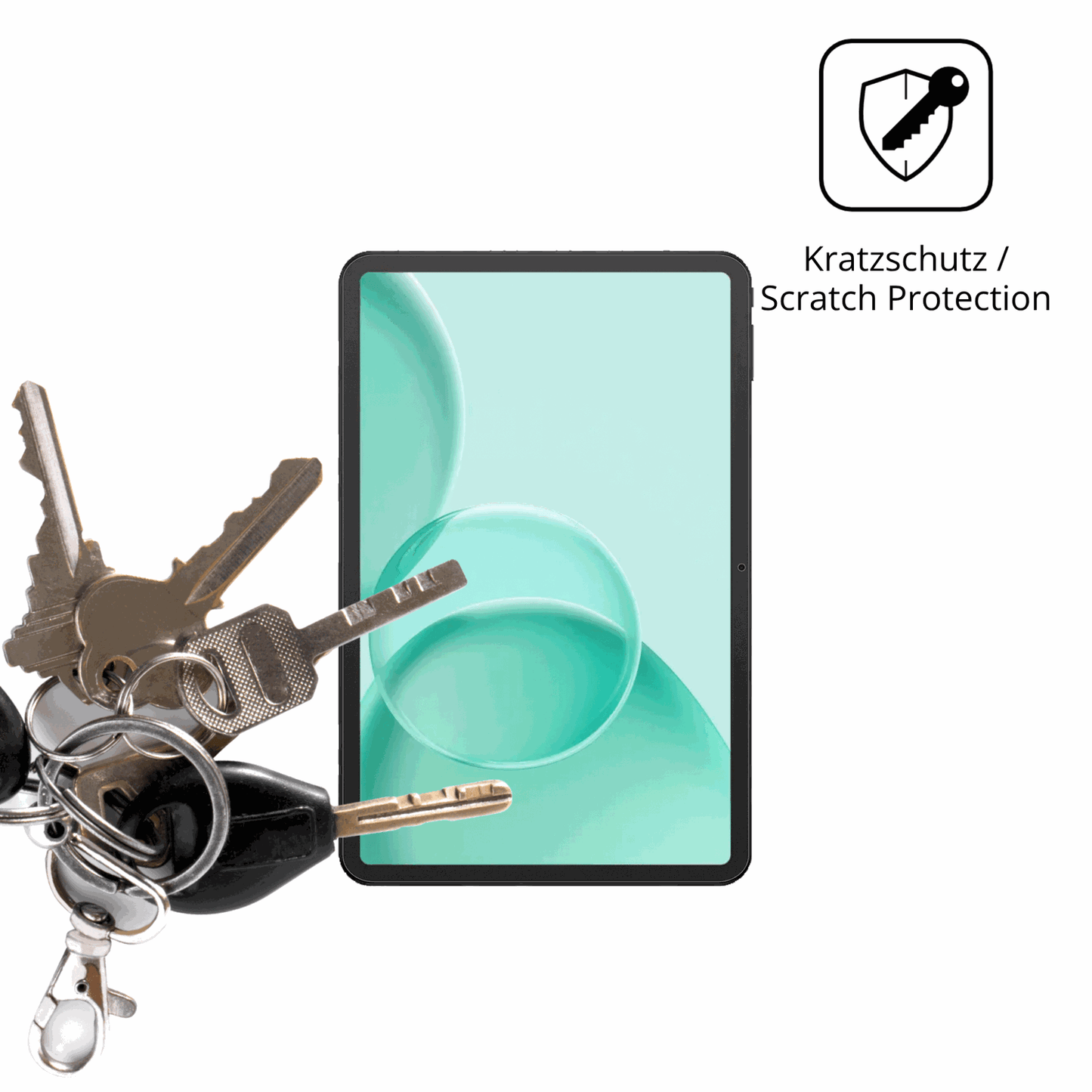 2x Schutzfolie matt für DOOGEE TAB G6+ Display-Schutzfolie
