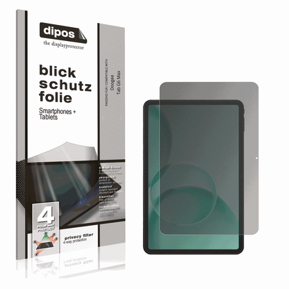 Blickschutzfolie für DOOGEE TAB G6+ matt Schutzfolie Privacy