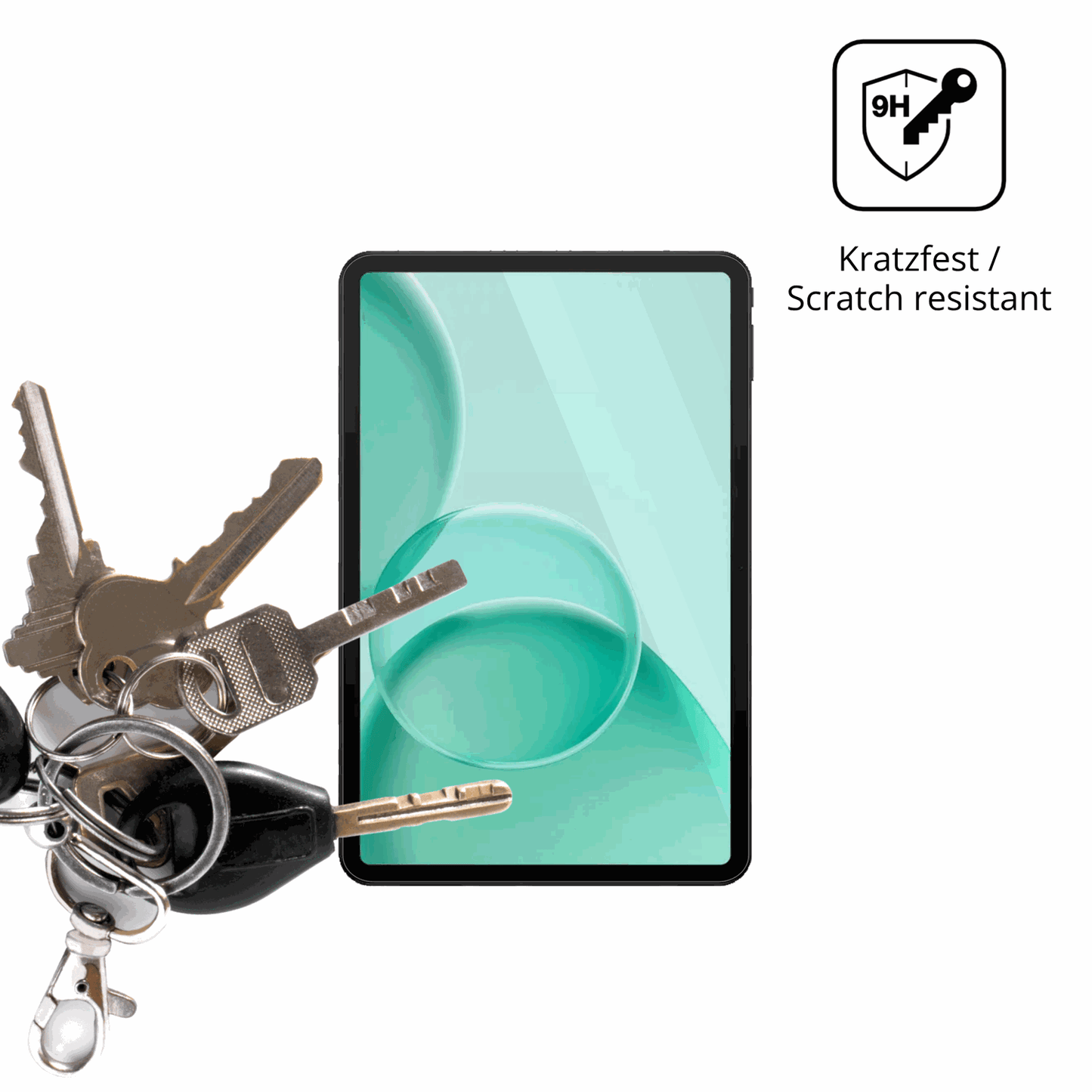 2x 9H Schutzfolie für DOOGEE TAB G6+ Panzerfolie