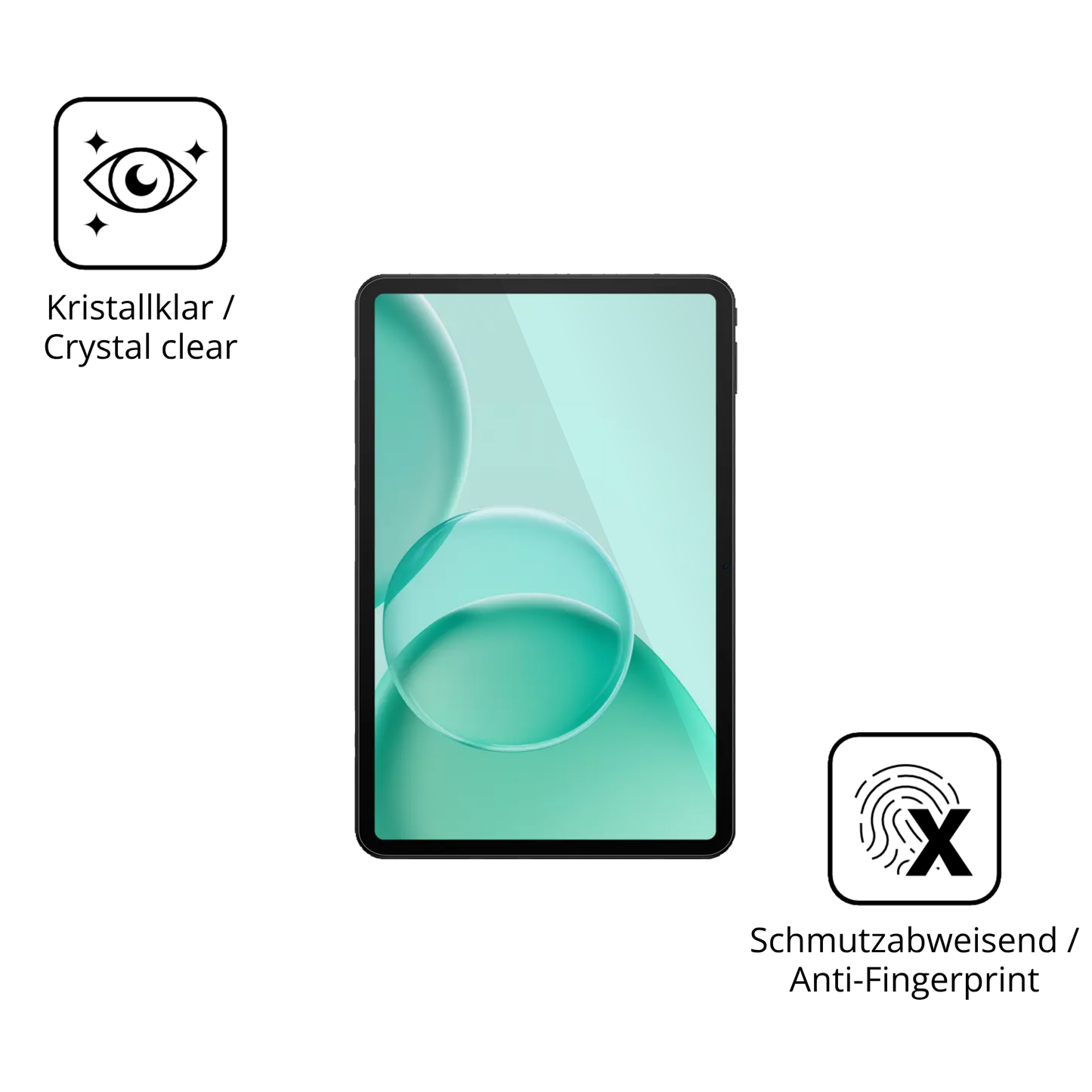 2x 9H Schutzfolie für DOOGEE TAB G6+ Panzerfolie