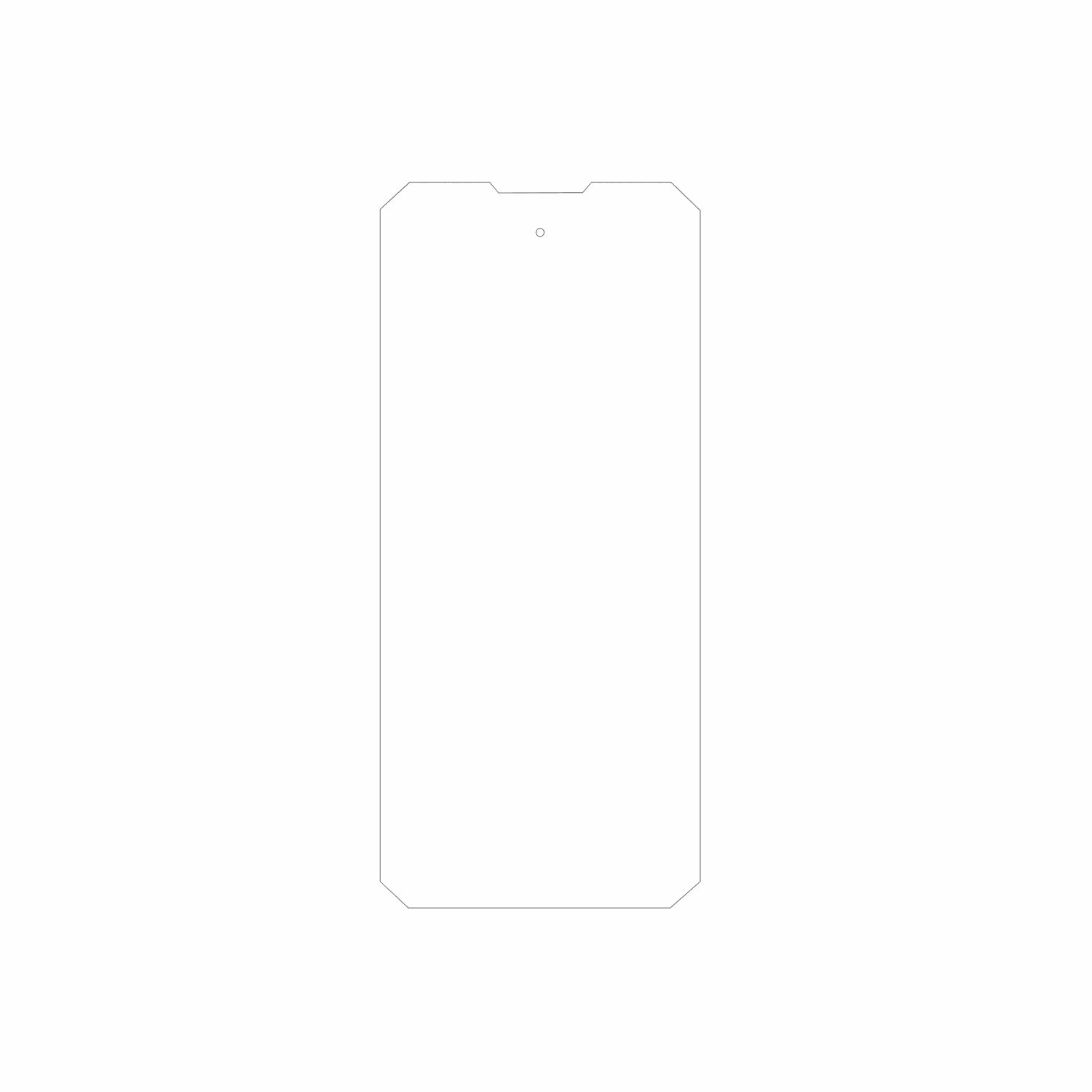 dipos Displayschutz für DOOGEE V Max Play, mattierte Oberfläche, geringe Dicke und perfekte Passform