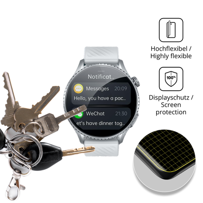 dipos Displayschutz für Doomixs MT800sl 1.56, transparente Oberfläche, geringe Dicke und perfekte Passform