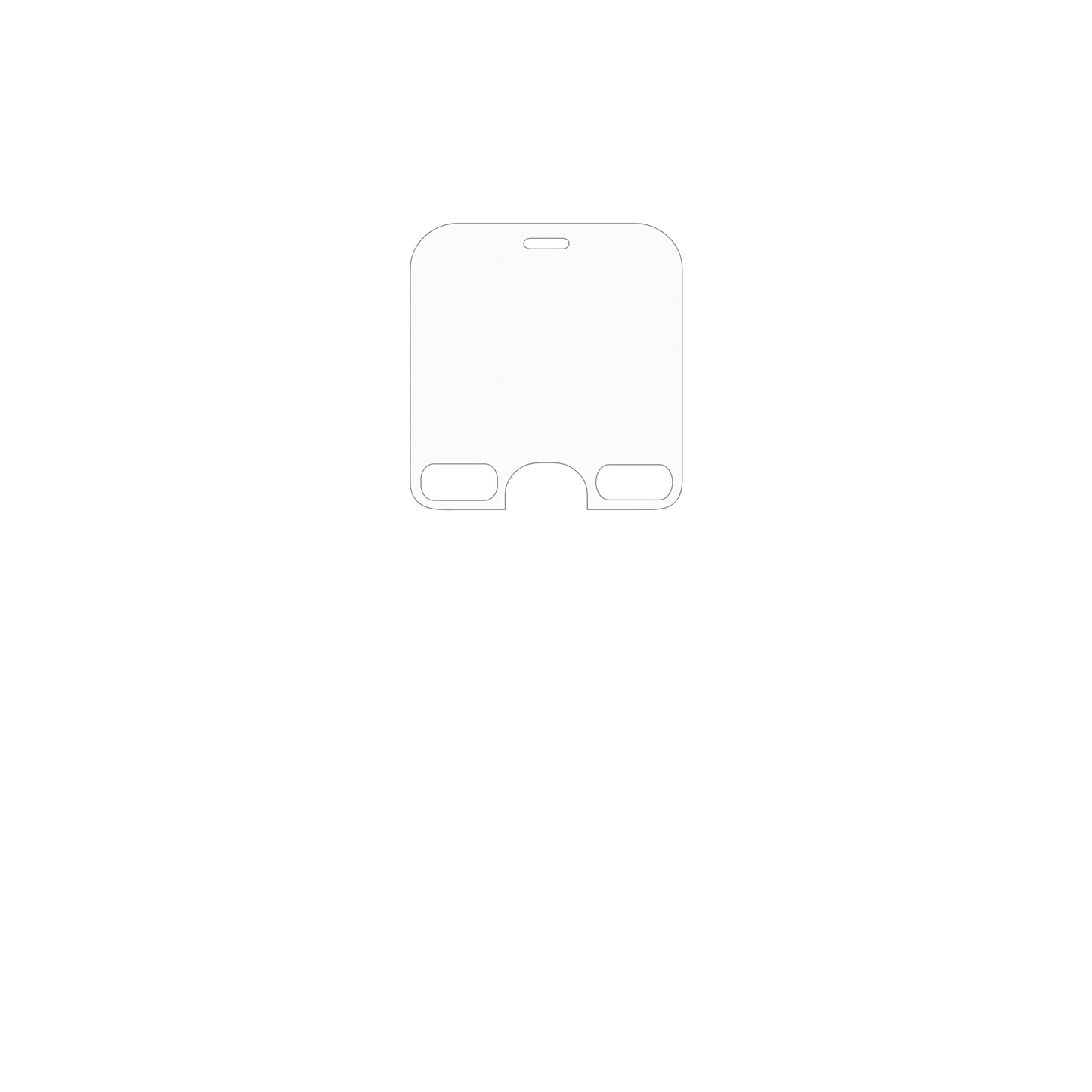 dipos Displayschutz für Doro Leva E10, mattierte Oberfläche, geringe Dicke und perfekte Passform
