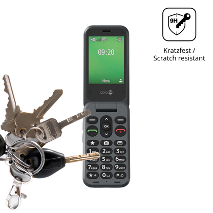 dipos Displayschutz für Doro Leva E20, mattierte Oberfläche, robuste Festigkeit und perfekte Passform