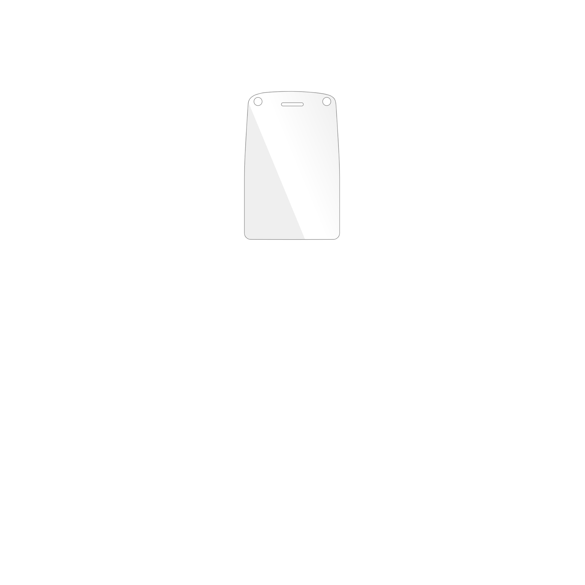 dipos Displayschutz für Doro Primo 406, transparente Oberfläche, geringe Dicke und perfekte Passform
