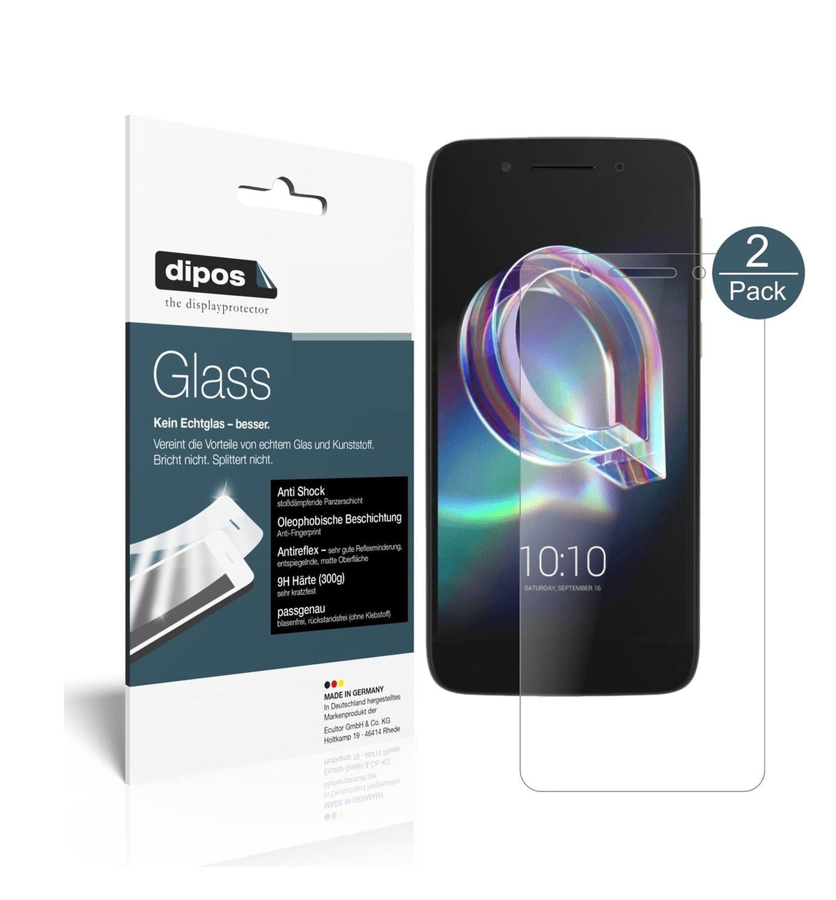 9H Matte Screen Protector for Alcatel Idol 5 – Anti-Glare, Shatterproof | dipos