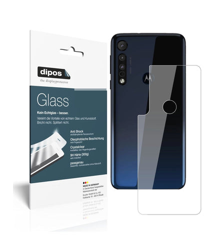 9H Clear Back Protector for Motorola One Macro – Shatterproof, Crystal Clear | dipos