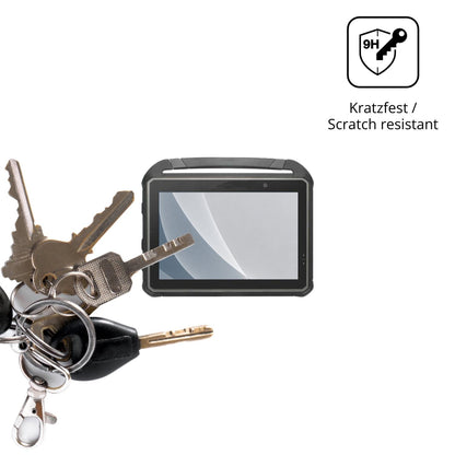 dipos Displayschutz für DT Research DT302RP, mattierte Oberfläche, robuste Festigkeit und perfekte Passform