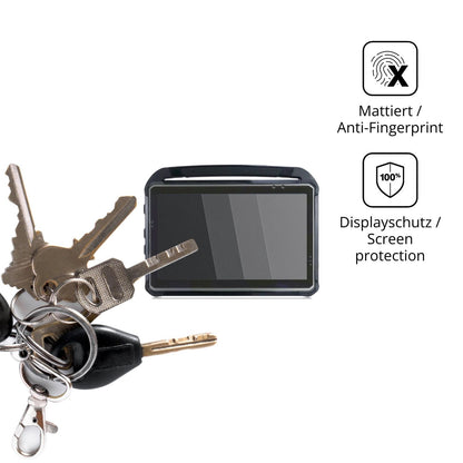 dipos Displayschutz für DT Research DT312RP, mattierte Oberfläche, Blickschutzfilter und perfekter Passform