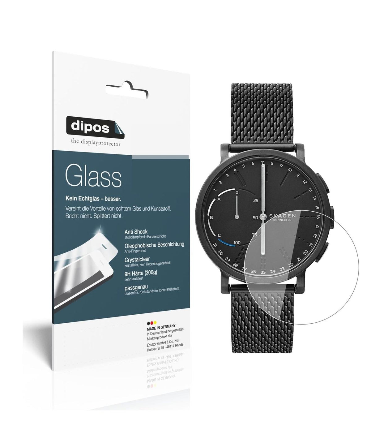 Screen Protector for I Skagen Hagen Connected I Flexible Glass I 9H I dipos