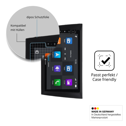 Schutzfolie mit optimaler Passform, zur Verwendung mit Hüllen geeignet