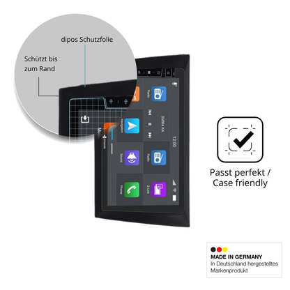 Schutzglasfolie mit optimaler Passform, zur Verwendung mit Hüllen geeignet