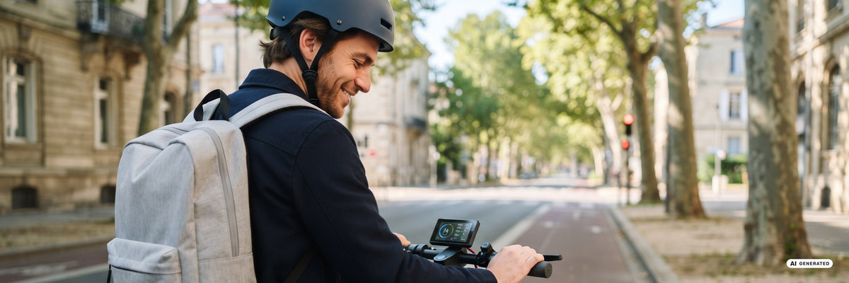 E-Scooter Screen Protectors – AI-generated illustrative image