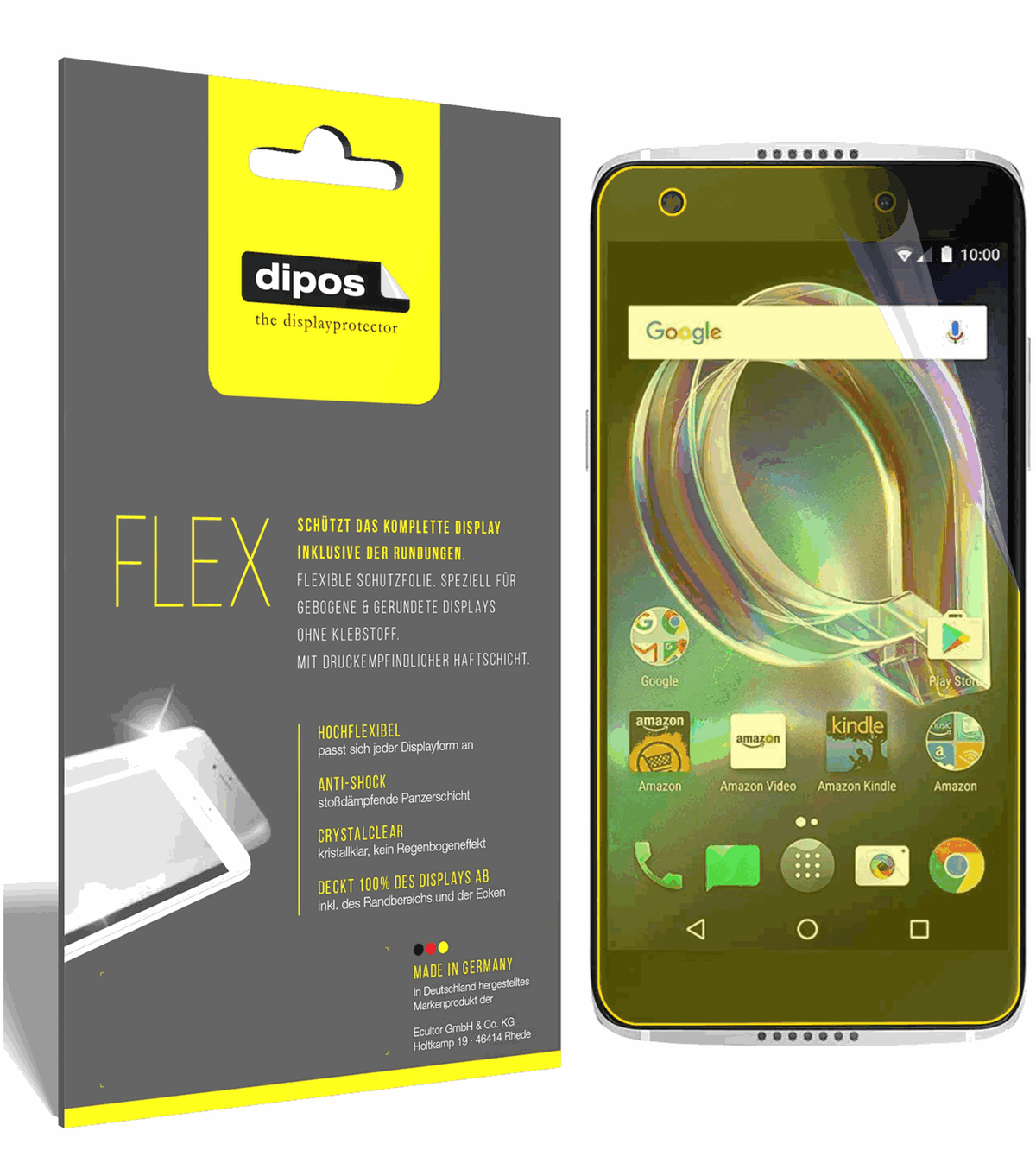 dipos FLEX 3x Clear Screen Protector for Alcatel Idol 5s