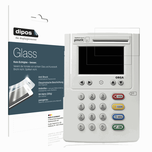 2x Screen Protector for Ingenico Worldline Orga 6141 matte Flexible Glass 9H