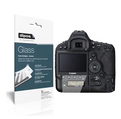 Klare Displayschutzfolie von dipos passend für Canon EOS-1D X Mark III, 9H kratzfest und blasenfrei montiert