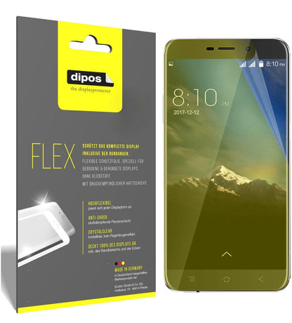 2x Full Cover Screen Protector for Blackview A10 – Covers Curved Edges | dipos