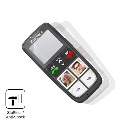 2x Screen Protector for Easyfone T6 4G matte Flexible Glass 9H dipos