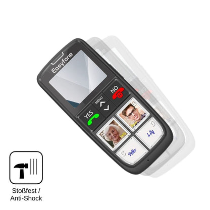 2x Screen Protector for Easyfone T6 4G Flexible Glass 9H dipos