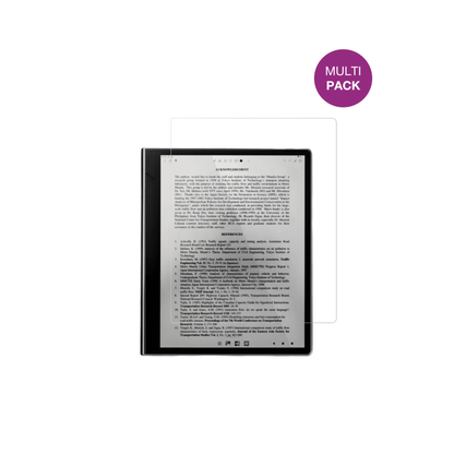 eazeyepaper 2.0 mit aufgebrachter dipos Displayschutzfolie, glasklare Darstellung ohne Einschränkungen