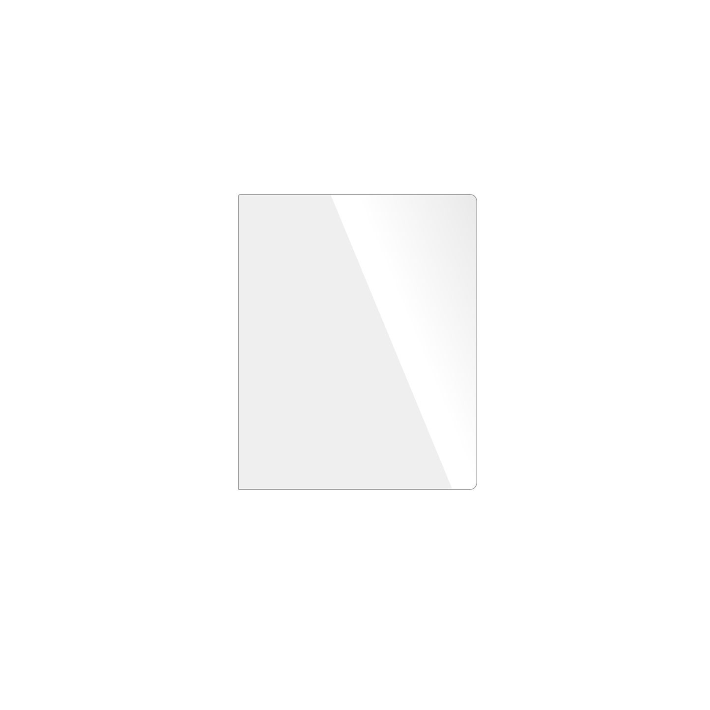 dipos Displayschutz für eazeyepaper 2.0, transparente Oberfläche, geringe Dicke und perfekte Passform