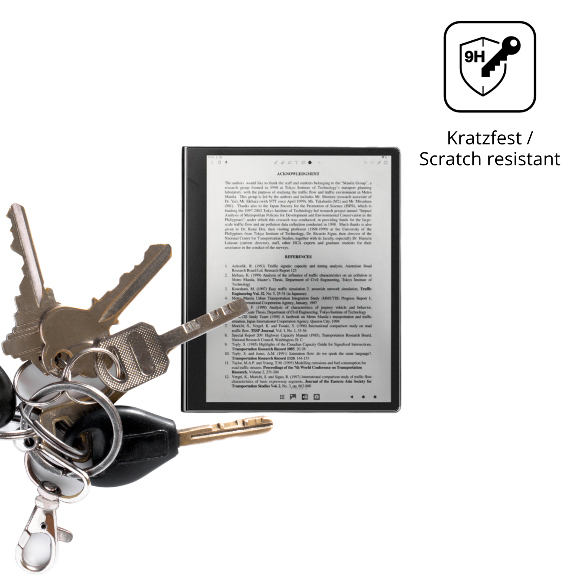 dipos Displayschutz für eazeyepaper 2.0, mattierte Oberfläche, robuste Festigkeit und perfekte Passform