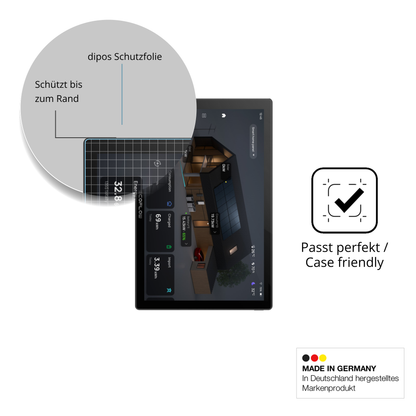 Besonders flexibler Displayschutz mit Anti-Shock-Schicht im Materialmix