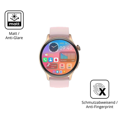 9H Hartbeschichtete, flexible Folie passend zugeschnitten für EKO Connected Watch 5.2