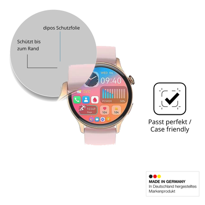 Schutzglasfolie mit optimaler Passform, zur Verwendung mit Hüllen geeignet