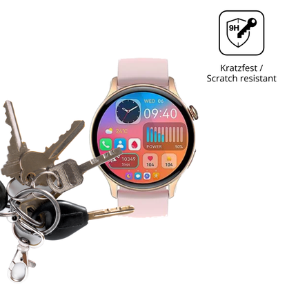 dipos Displayschutz für EKO Connected Watch 5.2, transparente Oberfläche, perfekte Passform auch für die Rundungen