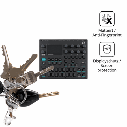 dipos Displayschutz für Elektron Digitone, mattierte Oberfläche, Blickschutzfilter und perfekter Passform