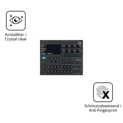 Flexible TPU-Folie passend zugeschnitten für Elektron Digitone, vollständige Abdeckung