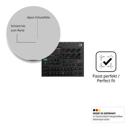 Schutz gegen Kratzer auf dem Elektron Digitone II Glas durch Schlüssel oder Ähnliches