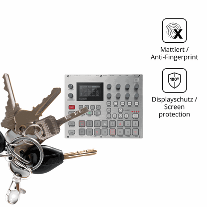 dipos Displayschutz für Elektron Syntakt E25, mattierte Oberfläche, Blickschutzfilter und perfekter Passform