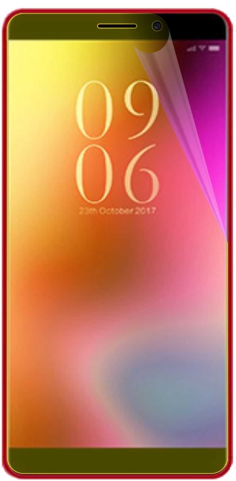 dipos Displayschutz für Elephone A3, transparente Oberfläche, geringe Dicke und perfekte Passform