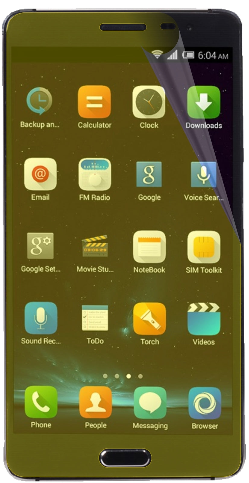 dipos Displayschutz für Elephone P8 Pro, transparente Oberfläche, geringe Dicke und perfekte Passform