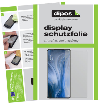 Matte Displayschutzfolie von dipos passend für Elephone U2, präziser Zuschnitt und blasenfrei montiert