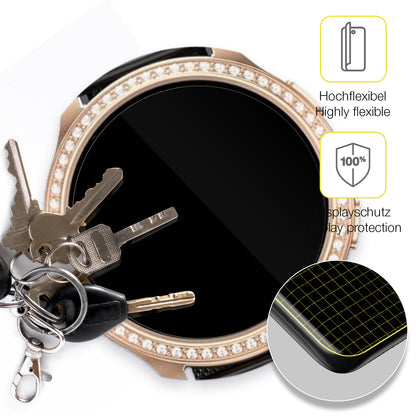 dipos Displayschutz für elfofle P72 1.32 Zoll, transparente Oberfläche, geringe Dicke und perfekte Passform