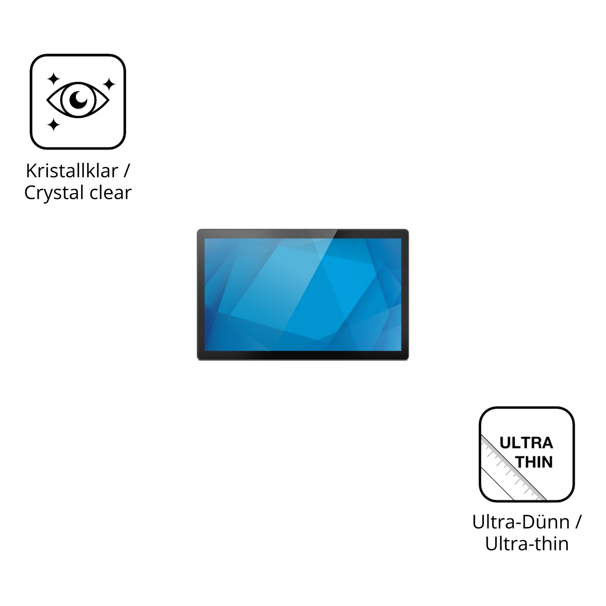Dünne und klare Folie passend zugeschnitten für eloserie 5