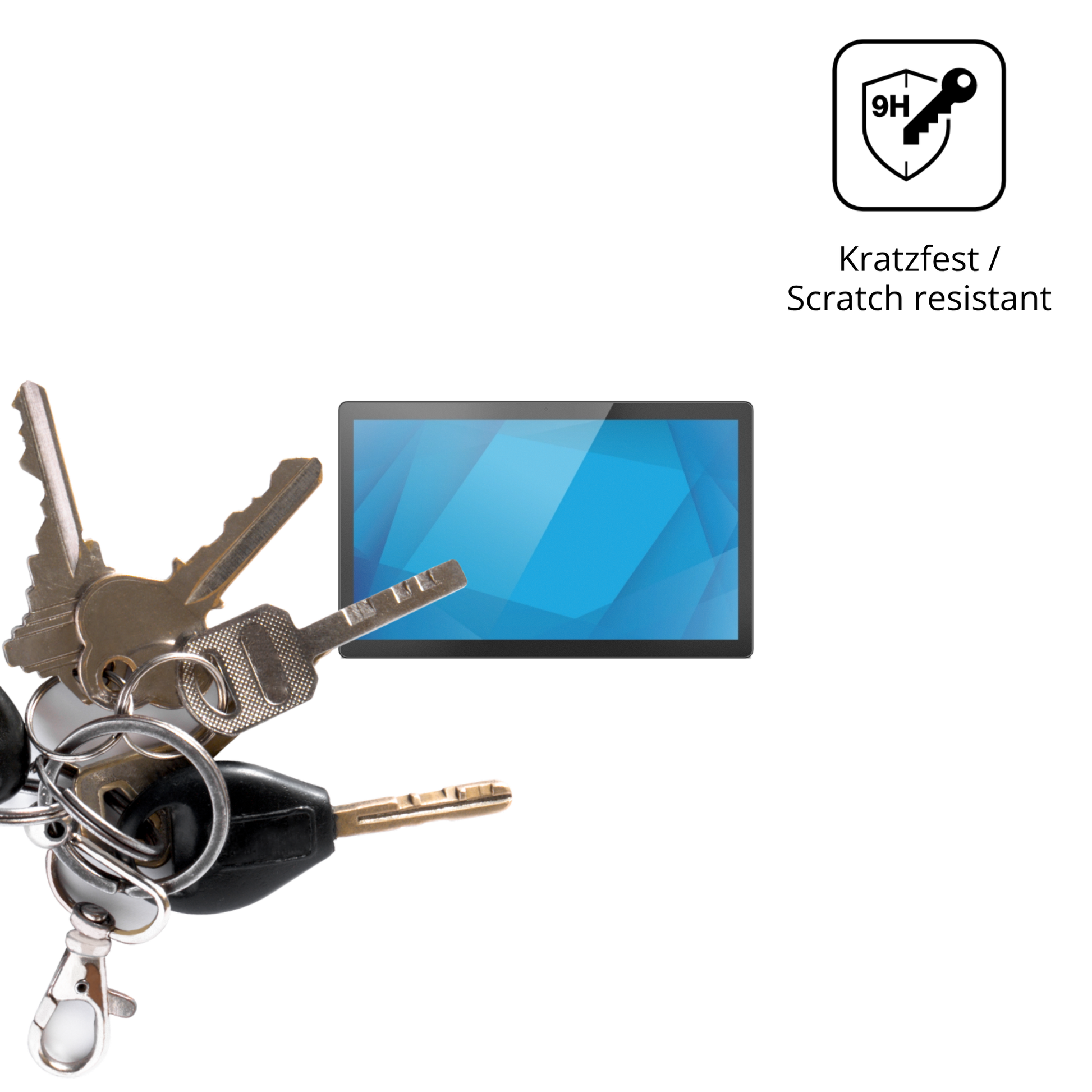 dipos Displayschutz für eloserie 5, mattierte Oberfläche, robuste Festigkeit und perfekte Passform