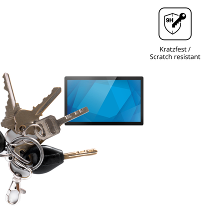 dipos Displayschutz für eloserie 5, transparente Oberfläche, perfekte Passform auch für die Rundungen